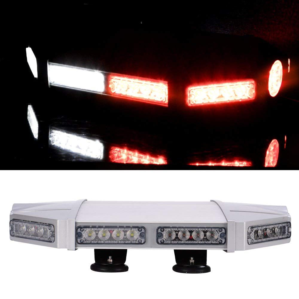 2.2" 6W LED Hide Away Emergency Patrol Truck Vehicle Warning Amber Strobe Lights
