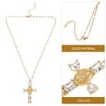 thumbnail image 3 of unbranded Collar De Cruz Con Incrustaciones De Rhinestones Para Mujer Y, 3 of 8
