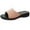 Pink, variant on Xfvqtps Slide Sandals Women Micro Wedge Low Heel Open Toe Suede Soft Sole Comfortable Non Slip Breathable Summer Beach Sandals Beige