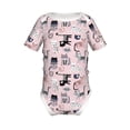 thumbnail image 2 of Balery Cat Pattern Baby Climbing Clothes Infant Bodysuit Cute Infant Bodysuit Baby Romper-18 Months, 2 of 7