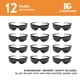 thumbnail image 2 of Gafas de seguridad KLEENGUARD V30 Nemesis Smoke Lenses (paquete de 12), 2 of 9