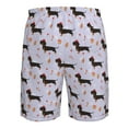 thumbnail image 6 of Kdxio Dachshund Dog Pattern Mens Casual Shorts - Drawstring Summer Beach Sports Shorts for Men, 6 of 9