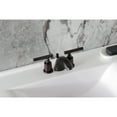 thumbnail image 4 of Kingston Brass KB8955CML Manhattan Mini-Widespread Bathroom Faucet with Pop-Up Drain, Oil Rubbed Bronze, 4 of 7