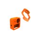 thumbnail image 1 of Estuche De Silicona Para Cámara Cubierta De Cámara Naranja Práctico Protector De Cámara Funda Suave Para Cámara Marco De Cámara Suave Cómodo Con Tamaño Preciso Para Gopro Max Uso En Exteriores seitruly EL008478-00, 1 of 5