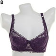 thumbnail image 2 of Bueautybox Women Lace Bra Padded Bralette Wirefree Deep V Plunge Push Up Bra, Comfortable Thin Mold B Cup, 2 of 7