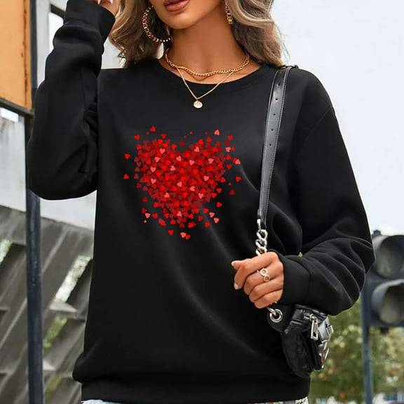 Women The One Who Loves Valentine's Day Sweatshirt