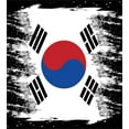 thumbnail image 3 of Korean Flag Duvet Cover Set, Illustration of Country, Decorative 3 Piece Bedding Set with 2 Pillow Shams, Calking Size, Khaki Caramel, by Ambesonne, 3 of 3