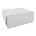 thumbnail image 2 of Southern Champion Non-Window Lock Corner Tuck Top 1-Piece Eclair Box White Outside and Brown Inside, 10" Length x 6" Width x 2.25" Depth, Clay-Coated Kraft Paperboard | 250/Pack, 2 of 3