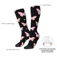 thumbnail image 4 of Fotbe Gradient Butterfly Calcetas Divertidas Estampadas para Hombre y Mujer, Calcetas de Algodón hasta la Rodilla para Caminar, Correr, Enfermería y Embarazo, 4 of 6