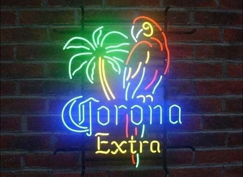 Corona Extra Parrot Acrylic 20"x16" Neon Sign Lamp Light With Dimmer 
