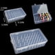 thumbnail image 4 of Ounissouiy Caja de almacenamiento de hilo de coser PP, portátil, Rectangular, 42 carretes, resistente al agua, estuche para lanas, contenedor, Juguetes de construcción Rosa, 4 of 6