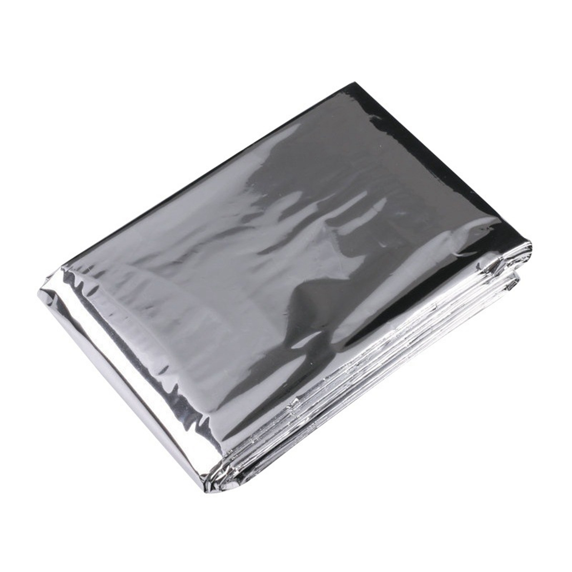 Huge Emergency Blankets Thermal Mylar Space Blankets with Ripstop Nylon Stuff Outdoor Reusable