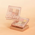 thumbnail image 6 of O.TWO.O 9-Color Eyeshadow Palette – Honey Lemon | Glitter & Matte Shades | Long-Lasting, High Pigment, Blendable Makeup, 6 of 17