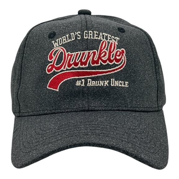 Worlds Greatest Drunkle Hat Funny Sarcastic Drinking Graphic Novelty Uncle Cap