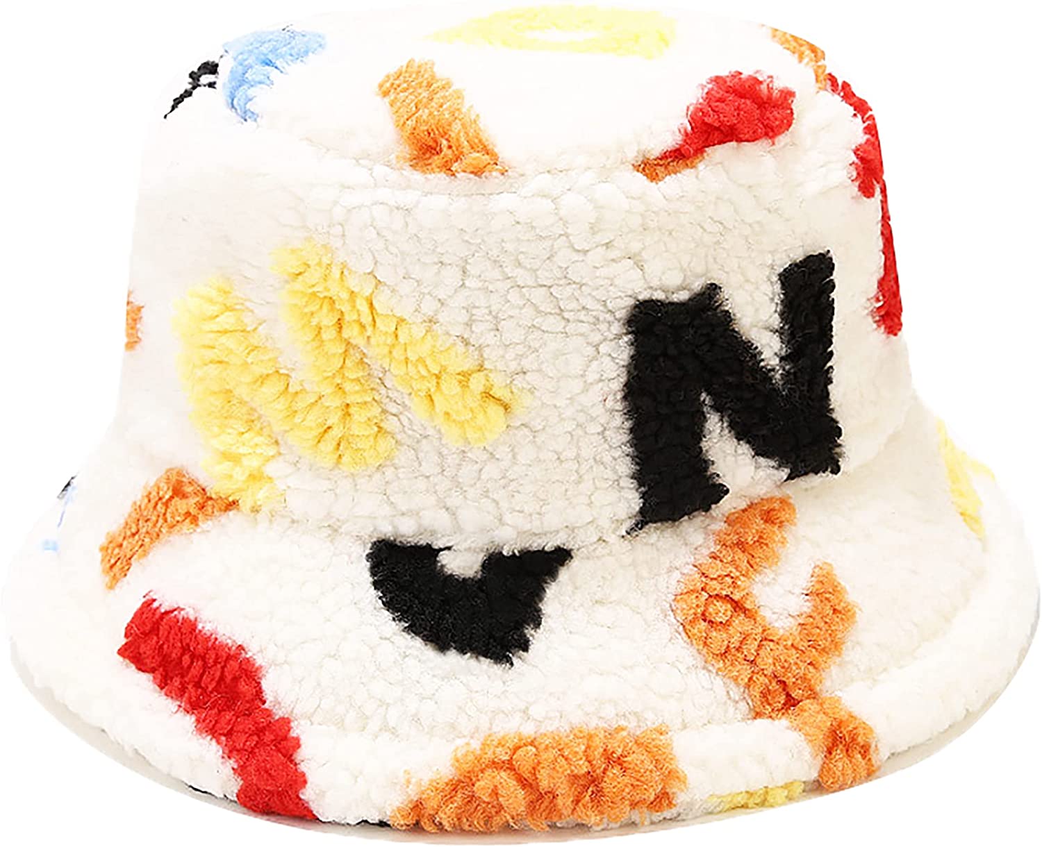 Winter Plush Fuzzy Bucket Hat Faux Fur 