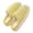 Yellow, variant on XIMIN Fuzzy Bubble Slippers for Women, Warm Indoor House Shoes with Slip On Design for Cozy Winter Bedroom Outdoor Wear (Yellow, 6.5)