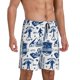 thumbnail image 2 of Balery Skiing Enthusiast Pantalones cortos de pijama de punto de algodón para hombre con cinturilla y bolsillos-Medium, 2 of 6