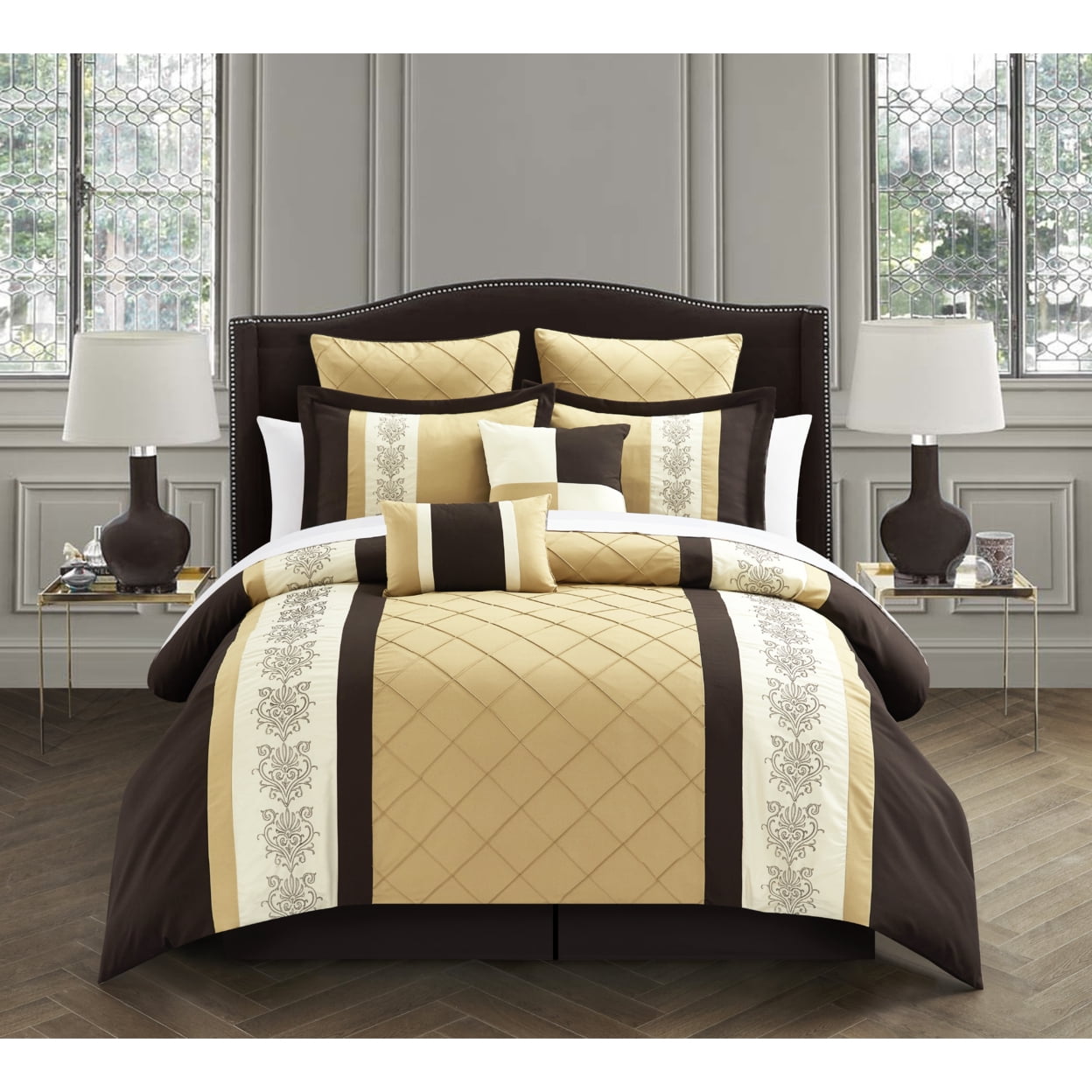 Livingston Oversized and Overfilled Comforter Set (8-Piece)