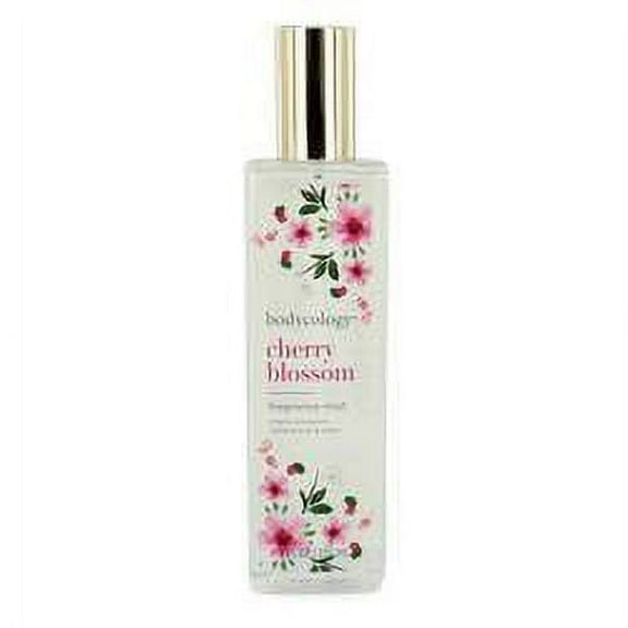 Bodycology Cherry Blossom Cedarwood and Pear by Bodycology Fragrance Mist Spray 8 oz for Women