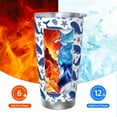 thumbnail image 5 of Uemuo Whale Print Travel Coffee Mug ,20oz Double-walled Car Cup ,Stainless Steel Insulated Tumbler Leak-proof Travel Cup Reusable Straw Car Cup-Without Straw, 5 of 8