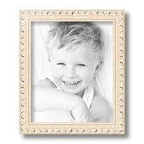 ArtToFrames 8.5" x 11" White Wash Picture Frame, 8.5x11 inch White Wood Poster Frame (WOM-4906)