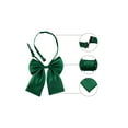 thumbnail image 4 of INSPIRE CHIC Women's Pre-Tied Bowknot Bow Tie Adjustable Strap Bowtie Solid Color One Size Deep Green, 4 of 6