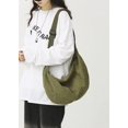 thumbnail image 3 of CoCopeaunts Vintage Hobo Bag for Women Men Corduroy Crossbody Shoulder Bag Large Capacity Crossbody Bags School Commuting Handbag, 3 of 7