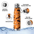 thumbnail image 4 of Halloween Pattern 29oz Stainless Steel Insulated Thermos with Tea Filter, 360° Printed Travel Bottle, Leakproof BPA-Free Flask with Anti-Slip Base, 304 Inner & 201 Outer, Vacuum Cup, 4 of 6
