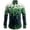 Green@GC@, variant on St. Patrick's Day Mens Buttons Down Shirts Long Sleeve Shirts for Men Trendy Green Clover Graphic Lapel Soft Lightweight Tops
