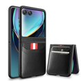 thumbnail image 2 of Funda tipo billetera para Motorola Razr 50/Razr 50 Ultra, carcasa protectora de cuerpo completo con marco de PC de cuero PU de primera calidad y 2 ranuras para tarjetas, 2 of 2