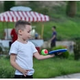 thumbnail image 7 of Trianu Outdoor Games, Toss and Catch Ball Set, Toys for 3 4 5 6 7 8+ Year Old Christmas Birthday Gifts, 2 Paddles 1 Ball, 7 of 7