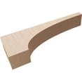 thumbnail image 6 of 3"W x 18"D x 6"H Thin Huntington Rough Cedar Woodgrain TimberThane Corbel, Primed Tan, 6 of 6