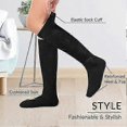 thumbnail image 2 of ExquisiteSlouch Socks for Women, Soft Extra Long Scrunch Knee High Sock,Cotton Knit Socks Fall Winter Boot Socks for Women Girls, One Size, 2 of 5