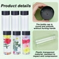 thumbnail image 4 of 6Pcs Sensory Bottles Kits 400ml(13.53fl.oz) Empty Plastic Sensory Bottles with Lids Accessories Round Clear Plastic Water Bottles Reusable Sensory Bottles for Handmade Party DIY Crafts Colorful, 4 of 6
