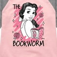 thumbnail image 3 of Disney Princess - Belle The Bookworm - Toddler & Youth Girls Raglan Graphic T-Shirt, 3 of 4