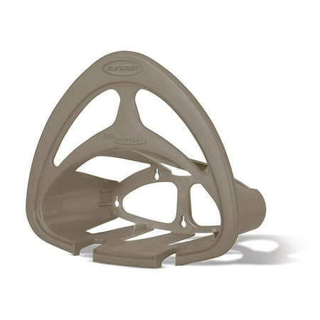 - Suncast Hangout HH150 Outdoor Wall Mounted Garden Hose Holder with Shelf, Taupe