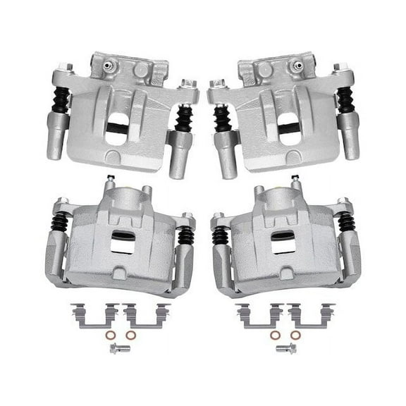 Brake Caliper Set - Compatible with 2007 - 2017 Jeep Patriot 2008 2009 2010 2011 2012 2013 2014 2015 2016