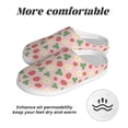 thumbnail image 6 of Lsque Strawberry And Flowers Pattern Womens Comfort Cotton on Scuff With Memory Foam and Anti-skid Sole Slipper-46/47, 6 of 7