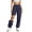 Navy, variant on ZIXKCGDSE Hiking Pants Women Zip Off Convertible Shorts Lightweight Sweatpants with Pockets Size S
