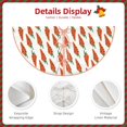 thumbnail image 3 of Fotbe Carrot Pattern Christmas Tree Skirt, Tree Skirts Plush Christmas Decorations, Christmas Tree Skirts Xmas Decorations Holiday Party Decor-30", 3 of 6
