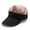 Black/Brown, variant on Nieyigj Wig Baseball Cap Funny SunVisor Hat Short Fake Hair Cap for Men Adults Bald People, Black Cap with Grey Hair