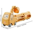 thumbnail image 2 of Excavator Water Spray Toy Cartoon Handheld Pull-out Engineering Vehicle for Summer Outdoor Beach Pool Party Play in Blue, 2 of 2