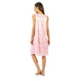 thumbnail image 3 of Casual Nights Women's Flowral Lace Tricot Sleeveless Nightgown, 3 of 3