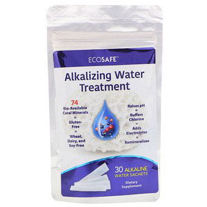 CORAL LLC, Alkalizing Water Treatment, 30 Alkaline Water Sachets (Pack of