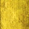 thumbnail image 1 of Ahgly Company Indoor Square Abstract Yellow Contemporary Area Rugs, 7' Square, 1 of 4
