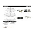 thumbnail image 2 of Centric Parts Shims/Hardware Disc Brake Pad Set for 2016-2018 HONDA CIVIC,2019 HONDA CIVIC LX, 2 of 4
