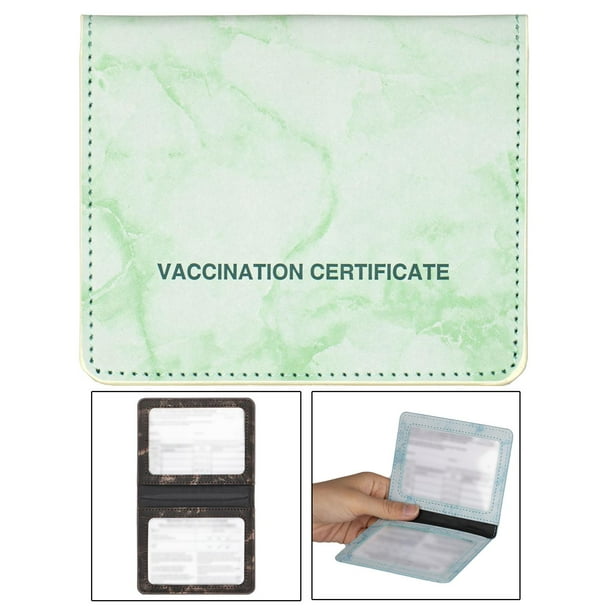 Cartera de cuero PU Macarena verde para hombres y mujeres