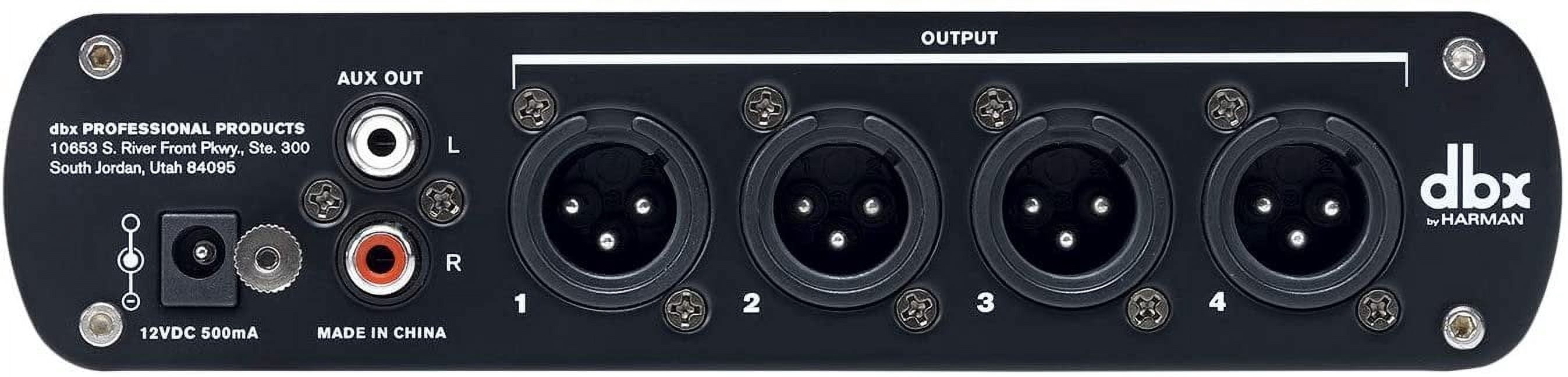 dbx DI4 Active 4-Channel Direct Box with Line Mixer