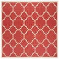 thumbnail image 2 of Safavieh Linden Ognena Geometric Indoor/Outdoor Area Rug, Red/Creme, 6'7" x 6'7" Square, 2 of 8