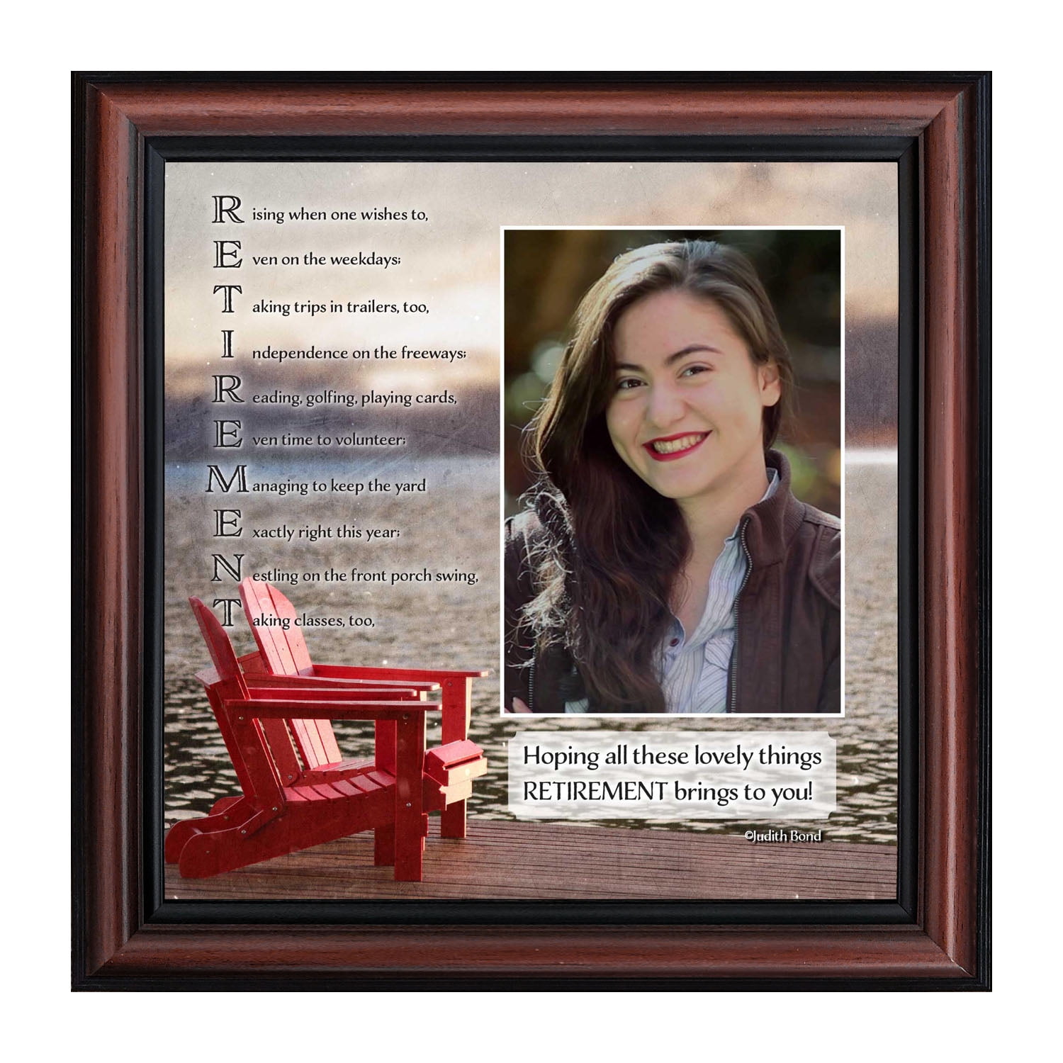 Retirement, Personalized Gifts for Women Picture Frame, Retirement Gift